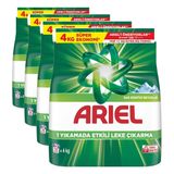 Ariel Dağ Esintisi 4 Kg Hızlı Çözünme Toz Çamaşır Deterjanı (4 paketi)