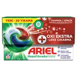 Ariel Hepsi1Arada PODS Oxi Extra Leke Çıkarma Kapsül Çamaşır Deterjanı Beyazlar ve Renkliler 20 Yıkama
