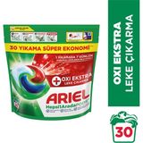 Ariel Hepsi1Arada PODS Oxi Extra Leke Çıkarma Kapsül Çamaşır Deterjanı Beyazlar ve Renkliler 30 Yıkama