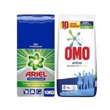 Ariel Matik Beyazlar için 10 Kg + Omo Matik 10 Kg