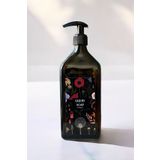 ARİENEL Sıvı Sabunluk | 500 ml | Amber Renkli Cam Şişe | Art Series | Botanical