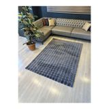 Aries Home Tavşan Tüyü Yumuşak Keçeleşmez Dekoratif Bubble İthal Kalite Post Halı Antrasit 80 x 100