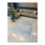 Aries Home Tavşan Tüyü Yumuşak Keçeleşmez Dekoratif Bubble İthal Kalite Post Halı Gri 100 x 200