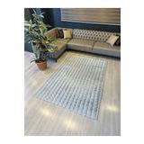 Aries Home Tavşan Tüyü Yumuşak Keçeleşmez Dekoratif Bubble İthal Kalite Post Halı Gri 100 x 400