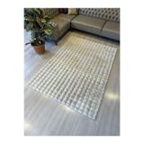 Aries Home Tavşan Tüyü Yumuşak Keçeleşmez Dekoratif Bubble İthal Kalite Post Halı Taş 100 x 400