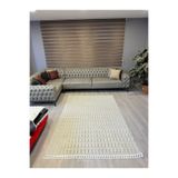 Aries Home Tavşan Tüyü Yumuşak Keçeleşmez Kaymaz Dekoratif Bella İthal Kalite Post Halı Taş 80 x 100