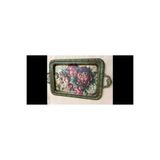 Ariestasarım GÜMÜŞ SUNUM TEPSİSİ Renkli 45 x 32