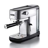 Ariete 1380 metal kahve makinesi, öğütülmüş kahve ve ESE pedleri ile uyumlu, 1300 W, 1,1 l kapasite, 15 bar basınç, ½ fincan filtre, Cappuccino cihazı, gümüş