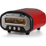 Ariete 3901 Da Gennaro Pizza Fırını | 2200W, 430°C, 2 Dakikada Pişirme, Şamot Taşlı Elektrikli Pizza Fırını – Kırmızı