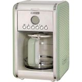 Ariete Filtre Kahve Makinesi Yeşil 1342/04-2 Lt Temperli Cam Sürahi, 12 Fincan Kapasite, 960