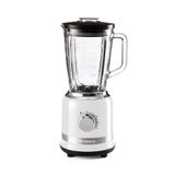Ariete Moderna Blender Beyaz 0585/01-4 Paslanmaz Çelik Bıçak, 4 Hız Fonksiyonu, 1000 Watt, 1,5 Litre, Cam Hazne, Buz Kırma Fonksiyonu, Malzeme Eklenebilir Kapak
