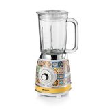 Ariete Positano Cam Blender 0583/0P - 1000 Watt, 1,5 Litre Kapasiteli Cam Sürahi, Buz Kırma Fonksiyonu, 4 Paslanmaz Çelik Bıçak, Ani Parçalama Fonksiyonu