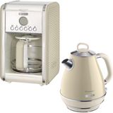 Ariete Vintage Bej Filtre Kahve Makinesi ve 1.7 Litre Çelik Kettle Seti Otomatik Kapanma Özelliği ile