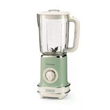 Ariete Vintage Blender Yeşil 0568/14 - Saklaması Kolay, 500 Watt, 1,5 Litre Sürahi, Plastik Kavanoz, 6 Paslanmaz Çelik Bıçak, 2 Hız, Darbeli, �