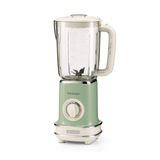 Ariete Vintage Blender Yeşil 0568/14 - Saklaması Kolay, 500 Watt, 1,5 Litre Sürahi, Plastik Kavanoz, 6 Paslanmaz Çelik Bıçak, 2 Hız, Darbeli, Çift Emniyetli