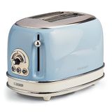 Ariete Vintage Ekmek Kızartma Makinesi 2 Dilim Mavi 0155/15-810 Watt, Metal Gövde, 2 Dilim Kapasite, Buz Çözme, Isıtma, 6 Kızartma Ayarı, Kolay Temizlik, Çıkarılabilir Kırıntı Tepsisi