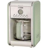 Ariete Vintage Filtre Kahve Makinesi Yeşil 1342/04-2 Lt Temperli Cam Sürahi, 12 Fincan Kapasite, 960