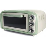 Ariete Vintage Mini Fırın 18 Litre Hacim Çelik Izgara ve Alüminyum Tepsi ile Yeşil
