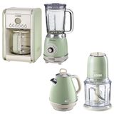 Ariete Vintage Yeşil Blender-Rondo-Kettle ve Filtre Kahve Makinesi Seti