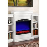 ARİF Dekoratif Elektrikli Yapay Şömine -50x50 Cm - Odun Görünümlü, Kumandalı,