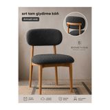 ARİFE HOME Bohem Sandalye Örtüsü Arkası Tam Kaplama Yıkanabilir Esnek Lastikli Mutfak Sandalye Kılıfı Alt Üst 2Parça Takım Chair Cover