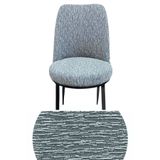 ARİFE HOME jakarlı oval sandalye kılıfı