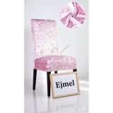 ARİFE HOME Kadife Sandalye Kılıfı/ Sandalye Örtüsü 6'li KALİTELİ esnek leke tutmaz