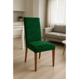 Arife Home Kaliteli Likralı Kadife Sandalye Örtüsü Yıkanabilir Esnek Sandalye Kılıfı Mutfak Sandalye Örtüsü Sandalye Koruma Tek adet - 35 x 50 cm - Yeşil
