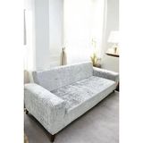 Arife Home Koltuk Örtüsü Lastikli Kanepe Örtüsü | Lastikli Koltuk Örtüsü | Koltuk Kılıfı Kadife 3 Kişilik - 180 x 230 cm - Gri