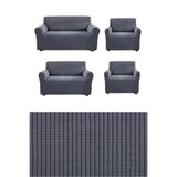 ARİFE HOME Yüksek Esnek Koltuk, Kanepe, Çekyat Örtüsü Lastikli, Pitikare Desen3+2+1+1 Likralikö3211 Takım