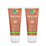 Arifoğlu 2x100 ml 50+ Organik Aloe Veralı Anti Aging Güneş Kremi
