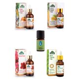 Arifoğlu 50 ml Tatlı Badem Yağı+50 ml Hint Yağı+20 ml Ylang Ylang Yağı+20 ml Nane Yağı+5 ml Niaouli Hızlı Uzama Saç Bakım Yağı Seti