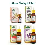 Arifoğlu Akne Önleyici Set: Çay Ağacı 10ml+lavanta 20 Ml+adaçayı 20 Ml+kuşburnu Çekirdeği 20 Ml