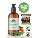 Arifoğlu Biberiye, Argan Saç Bakım Yağı -Hızlı Uzama Dökülme Karşıtı Detoks Etkili 100 ml.