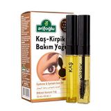 Arifoğlu Kaş - Kirpik Bakım Yağı 20ml | 10ml Kaş Lip Kapak +10ml Kirpik Rimel Kapak olarak – Eyebrow and Eyelash Care Oil with Separate Applicators for Brows and Lashes