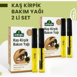 Arifoğlu Kaş ve Kirpik Bakım Yağı 2'li Set 20+20 ml – Doğal E Vitamini ve Organik Argan Yağı ile Besleyici, Uzun Süre Etkili