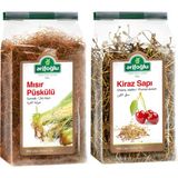 Arifoğlu Mısır Püskülü ve Kiraz Sapı 40 gr Yaz Kürü Doğal ve Katkısız Bitki Çayı Seti