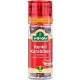 Arifoğlu Renkli Karabiber Taneleri Değirmen Kapak Cam 50 G