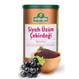 Arifoğlu Siyah Üzüm Çekirdeği Öğütülmüş Teneke Kutu 100 G Siyah Üzüm Çekirdeği Tozu