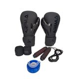 ARIMA Arıma Nova-4 Gölge Shadow Boks Kickboks Muaythai Eldiveni + Bandaj + Dişlik + Atlama İpi Set