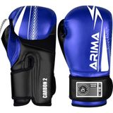 ARIMA Carbon2 Boks Kickboks Muay Thai (Kickboks Müsabaka) Eldiveni 8-10- 12 Oz - Mavi - 8 oz
