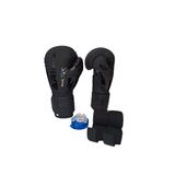 ARIMA Gölge Shadow Boks Eldiveni (8oz-10oz-12oz) + Bandaj 3.5mt + Dişlik 3lü Set