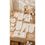Arin Baby 10'LU %100 PAMUK ARABA NAKIŞLI ERKEK BEBEK HASTANE ÇIKIŞ SETİ/ 10 LU YENİDOĞAN ZIBIN SET/HEDİYELİK ZIBIN SET