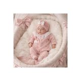 Arin Baby 5 'Lİ FİYONKLU FİSTOLU %100 PAMUK YENİ DOĞAN KIZ BEBEK HASTANE ÇIKIŞ SETİ/KIZ BEBEK ZIBIN SET