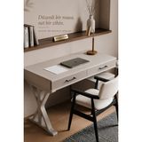 Arion Kids Deniz MDF Çocuk Çalışma Masası | %100 MDF Kalitesi | Ağaç Ayaklı | REHAU Kaplama Kapak ve Çekmece Yüzeyleri - Montajsız