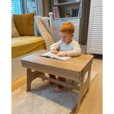 Arion Kids MDF Çocuk Aktivite Masası | Açılabilir Kapaklı | Ergonomik Tasarım | 1 Sandalye 1 Masa - Ahşap