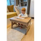 Arion Kids MDF Çocuk Aktivite Masası, Açılabilir Kapaklı, Ergonomik Tasarım, 1 Sandalye ve 1 Masa, 35x55x30 cm, 2 Renk Seçeneği