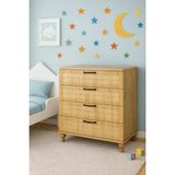 Arion Kids Pera Wood MDF Çekmeceli Şifonyer | REHAU Kaplama Çekmece Yüzeyleri | Ağaç Ayaklar - Montajsız