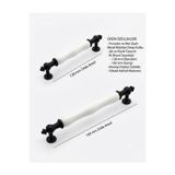 Arion Porselen Mobilya Kulpları Dolap Çekmece Mutfak Kulpları 128 mm 160 MM KUZEY ( DESEN 000 )