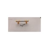 Arion YÖRÜK BEYAZ-ALTIN 5 AD 64 MM (6,4 CM) Kulp Lüks Alüminyum Dolap Mutfak Çekmece ÇOÇUK ODASI Kulp
